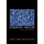 Econometric Modeling  A Likelihood Approach