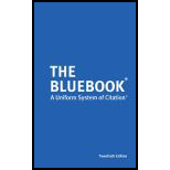 cover of Bluebook: Uniform System of Citation (20th edition)