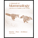 Manual of Mammalogy  With Keys to Families of the World