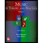 Music in Theory and Practice, Volume 1 Kit