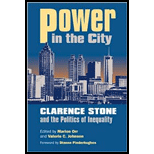 Power in the City Clarence Stone and the Politics of Inequality