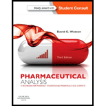 Pharmaceutical Analysis A Textbook for Pharmacy Students and Pharmaceutical Chemists