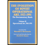 Evolution of Soviet Operational Art  1965 1991