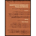 Quantitative Seismology Theory and Methods , Volume 1