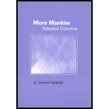 More Mankiw Selected Columns