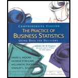 Practice of Business Statistics (Chapters 1 18) / With CD