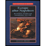 Restoration Europe, 1814 1848  Reaction, Revolution, and Romanticism