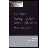 German Foreign Policy Since Unification