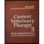 Current Vet. Therapy Food Animal Prac.