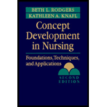 Concept Development in Nursing  Foundations, Techniques, and Applications