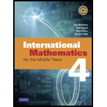 International Mathematics for Middle Yrs. 4   With CD