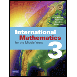 International Mathematics  Middle Years 3