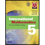 International Mathematics  Middle Years 5