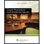 Court Procedure and Evidence Issues