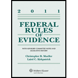 Federal Rules of Evidence 2011 Edition