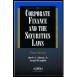 Corporate Finance and Securities Laws