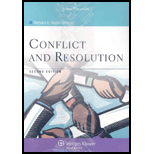 Conflict and Resolution