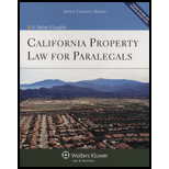 California Property Law for Paralegals   With CD and Code