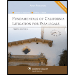 Fundamentals of California Litigation for Paralegals   With CD