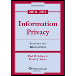 Information Privacy Stat. and Reg 2010 2011