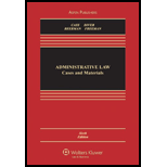 Administrative Law Cases and Materials