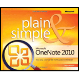 Microsoft Onenote 2010 Plain and Simple