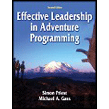 Effective Leadership in Adventure Programming