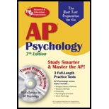 AP Psychology - With CD by Research & Education Association - ISBN 9780738601205