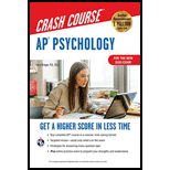 cover of AP Psychology: Crash Course - With Access (3RD 20)