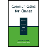 Communicating for Change  Strategies of Social and Political Advocates