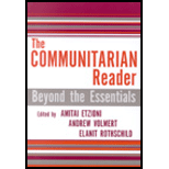 Communitarian Reader  Beyond Essentials