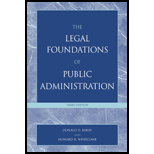 Legal Foundations of Public Administration