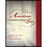 American Constitutional Law Essays, Cases, and Comparative Notes   Complete