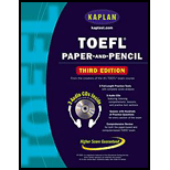 TOEFL Paper and Pencil   With 3 Audio CDs