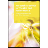 Research Methods in Theatre and Performance