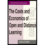 Costs and Economics of Open and Distance Learning