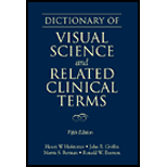 Dictionary of Visual Science and Related Clinical   With CD