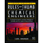 Rules of Thumbs for Chemical Engineers