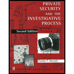 Private Security and the Investigative Process