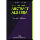 Introduction to Abstract Algebra