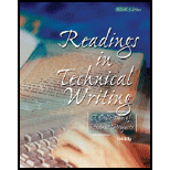 Readings in Technical Writing  Collection Of Student Projects In English 2303