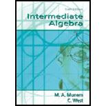 Intermediate Algebra  With CD