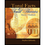 Tonal Facts and Tonal Theories 1 Workbook