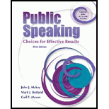 Public Speaking Choices for Effective Results