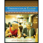 Communication As Culture An Introduction to the Communication Process