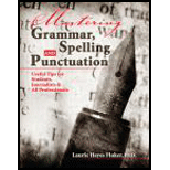 Mastering Grammar Spelling and Punctuation