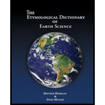 Etymological Dictionary of Earth Science