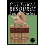 Cultural Resource Laws and Practice