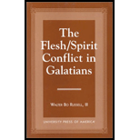 Flesh / Spirit Conflict in Galatians