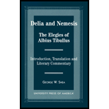 Delia and Nemesis  The Elegies of Albius Tibullus